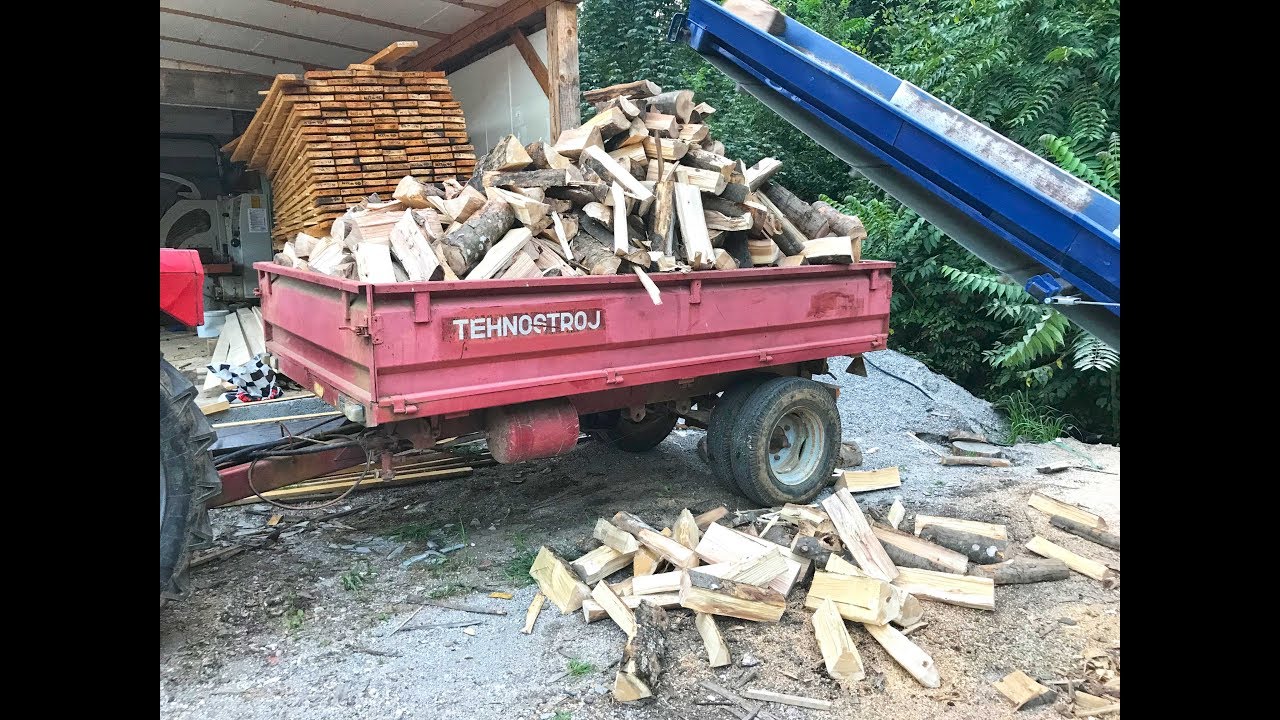 My cousin and I - IMT 542 Firewood driving and making