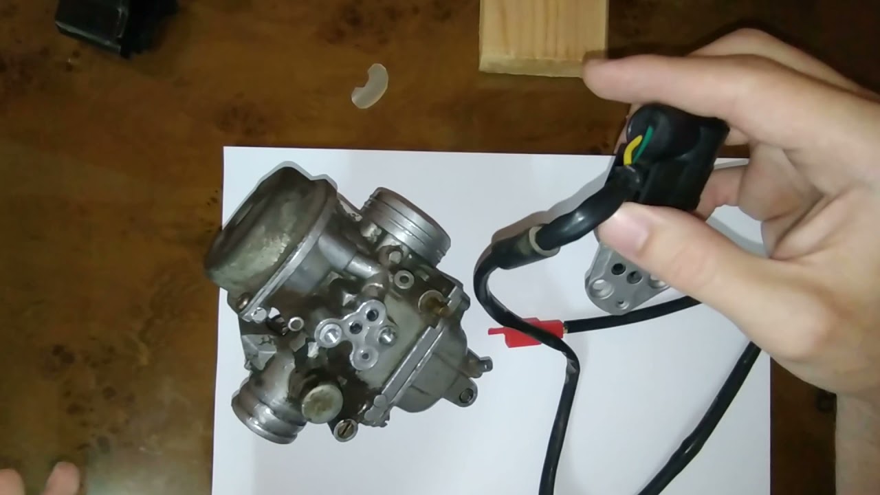 لو الاسكوتر بتاعك بيستهلك بنزين كتير الفيديو ده ليك 😉😉 Remove scooter carburetor electric choke