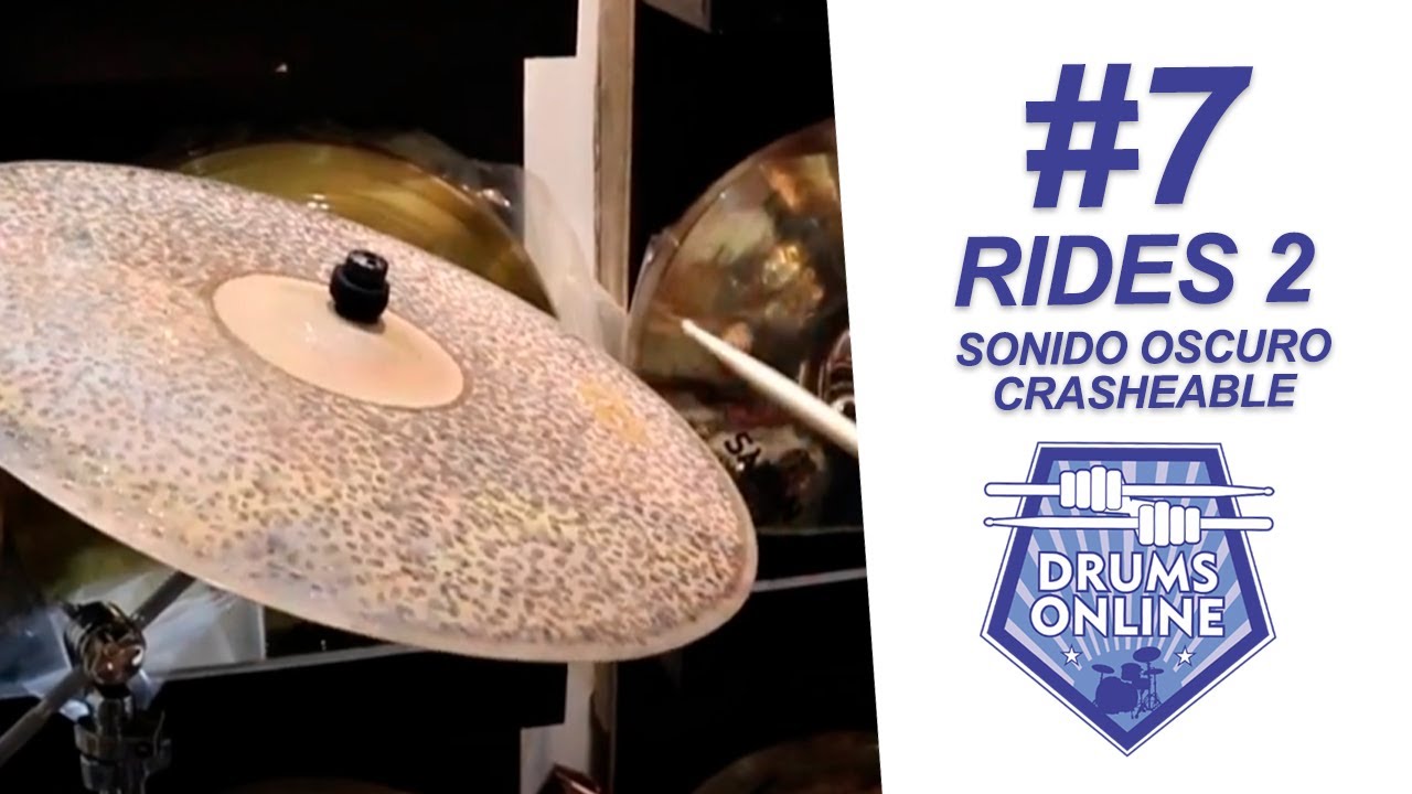 #DrumsonlineTips 7: Rides 2 (sonido OSCURO CRASHEABLE)