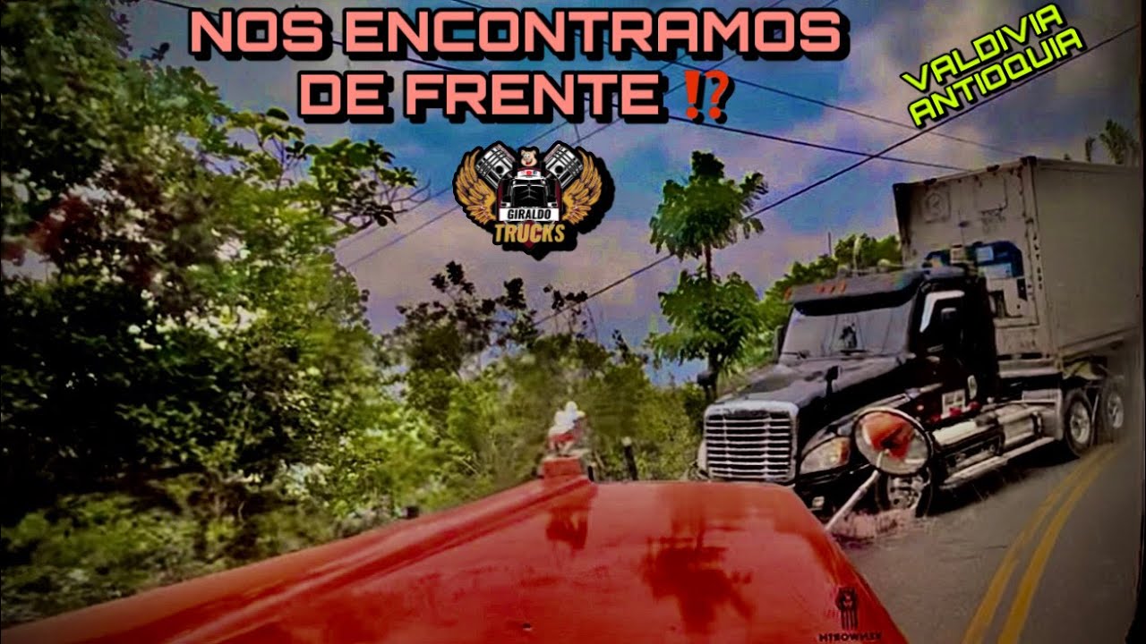 Me encontré en una curva una Tractomula 💥🚛 y casi no arranco la Diba 😱 subiendo a Valdivia🐟