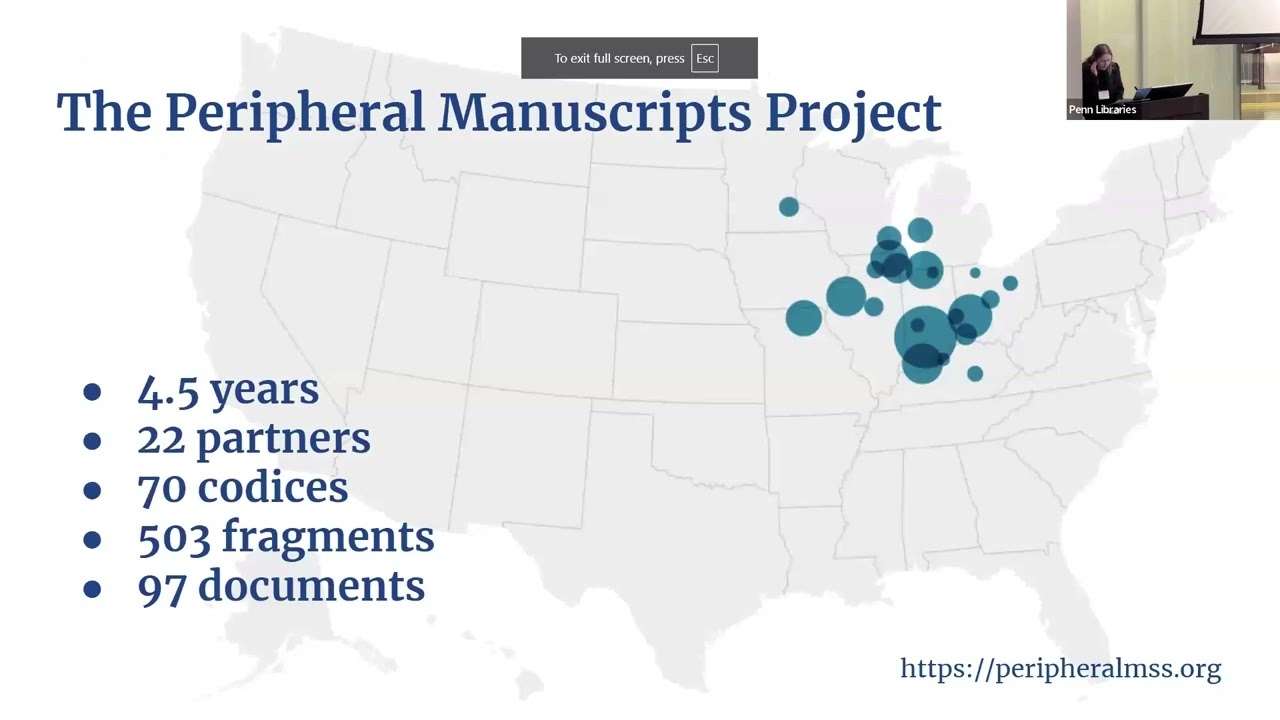 17th Annual Schoenberg Symposium on Manuscript Studies in the Digital Age: Nov. 22, 2024, Session 7