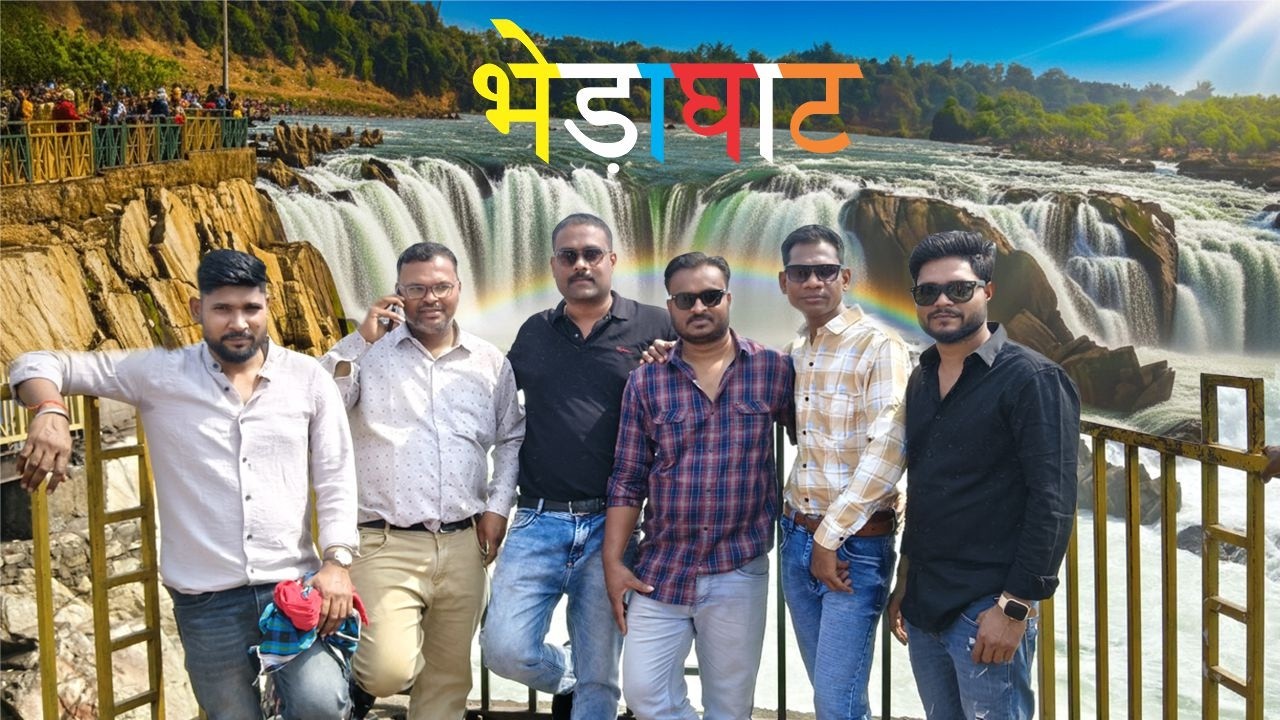 भेड़ाघाट, जबलपुर, नर्मदा नदी, संगमरमर चट्टान, धुआंधार जलप्रपात, बोट राइडिंग, ऐतिहासिक 64योगिनी मंदिर