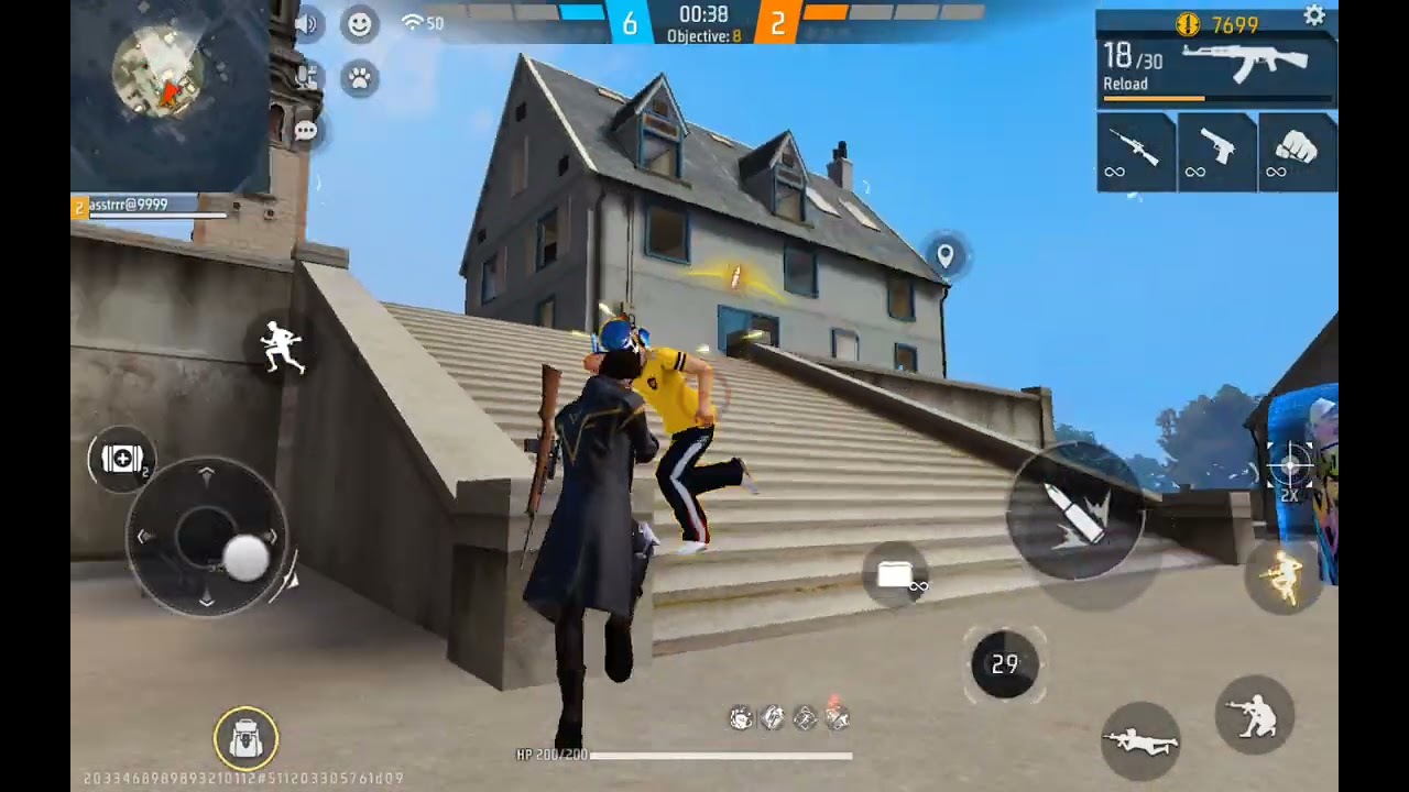 Playing free fire 🔥 