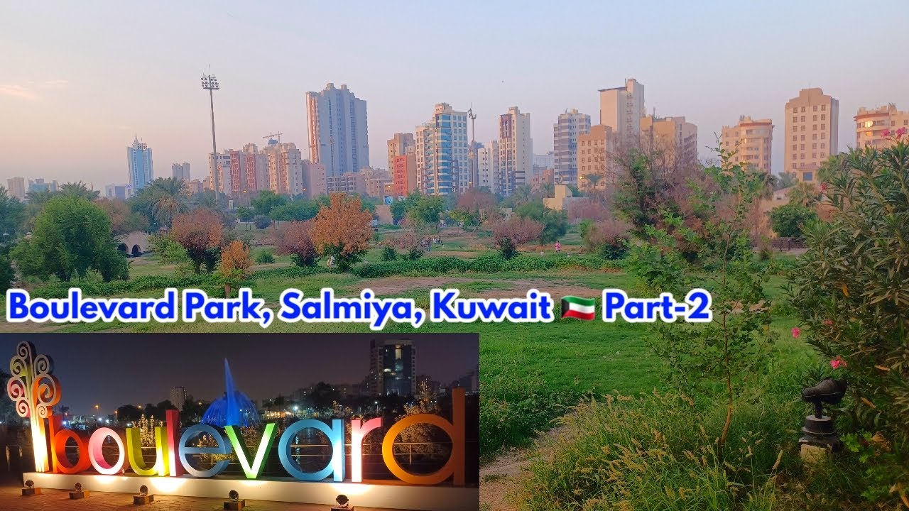 Boulevard Park Salmiya Kuwait Part-2 || Best Park in Kuwait || Park in Salmiya Kuwait || Kuwait Park