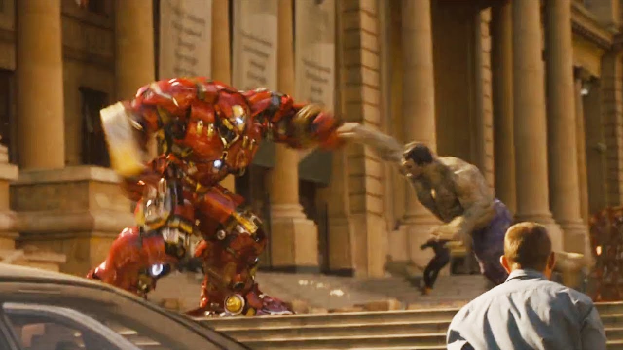 Hulk vs. Hulkbuster | Avengers: Age of Ultron (2015) Movie Clip ITA