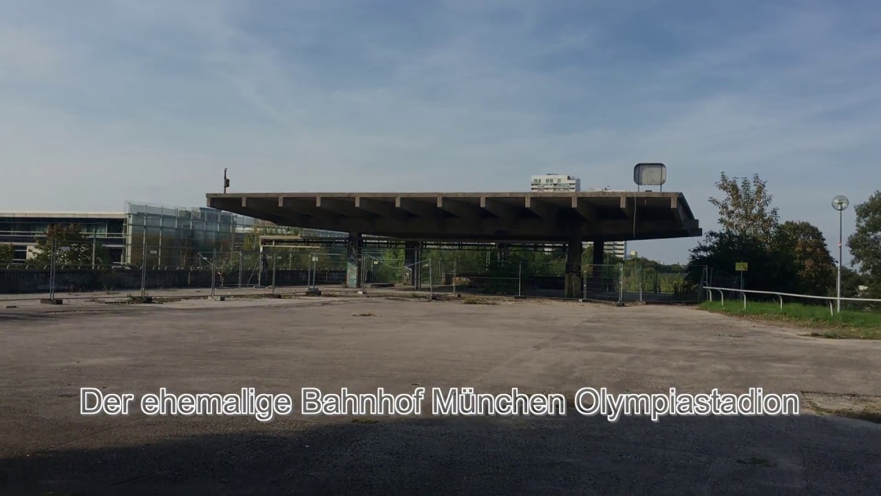 Der ehemalige Bahnhof München Olympiastadion #013#