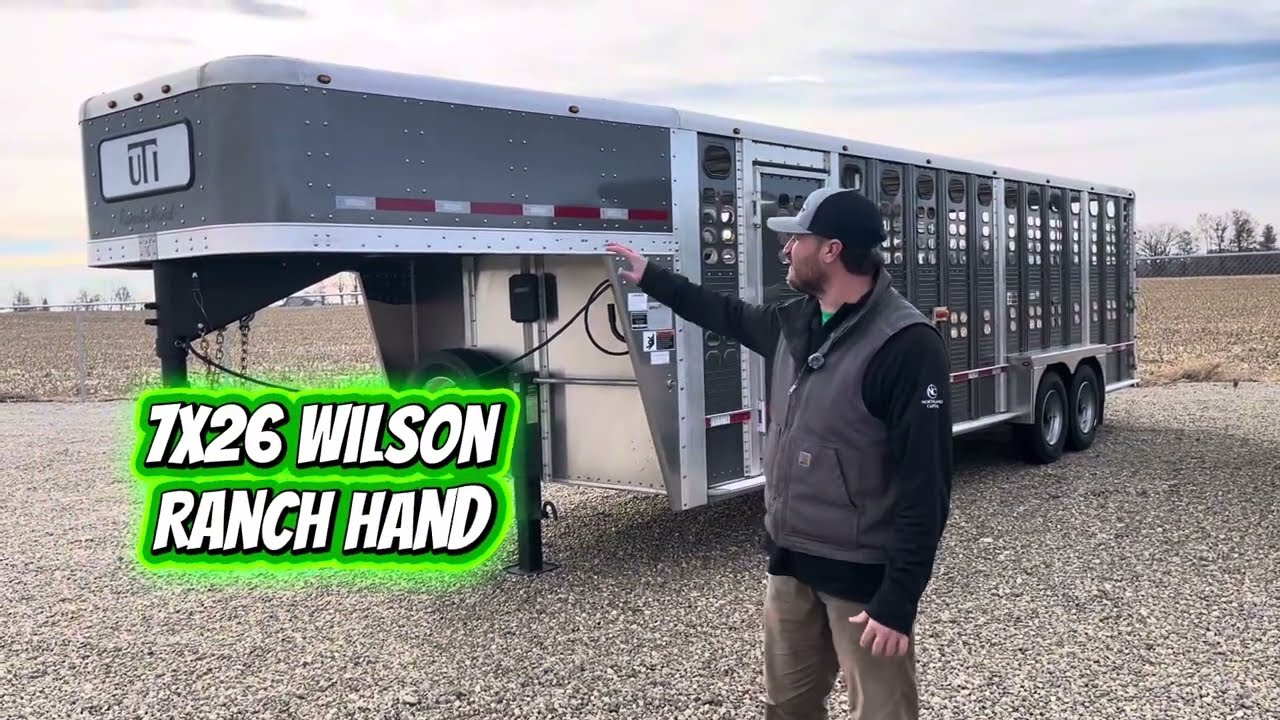 7x26 Gun Metal Wilson — прицеп для перевозки скота
