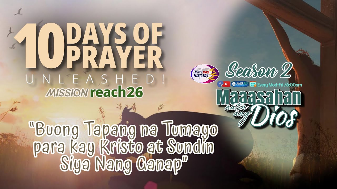 LIVE NOW! Topic: “Magsisi at Mapuspos ng Banal na Espiritu” | Jan 15, 2026