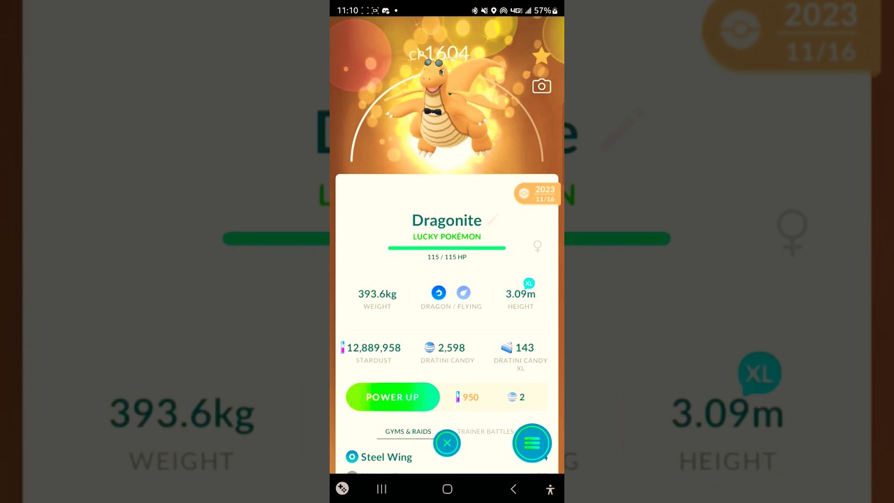 🍀LUCKY Costume Dragonite! Pokemon Go! #pokemon #pokemongo #pok&eacute;mongo
