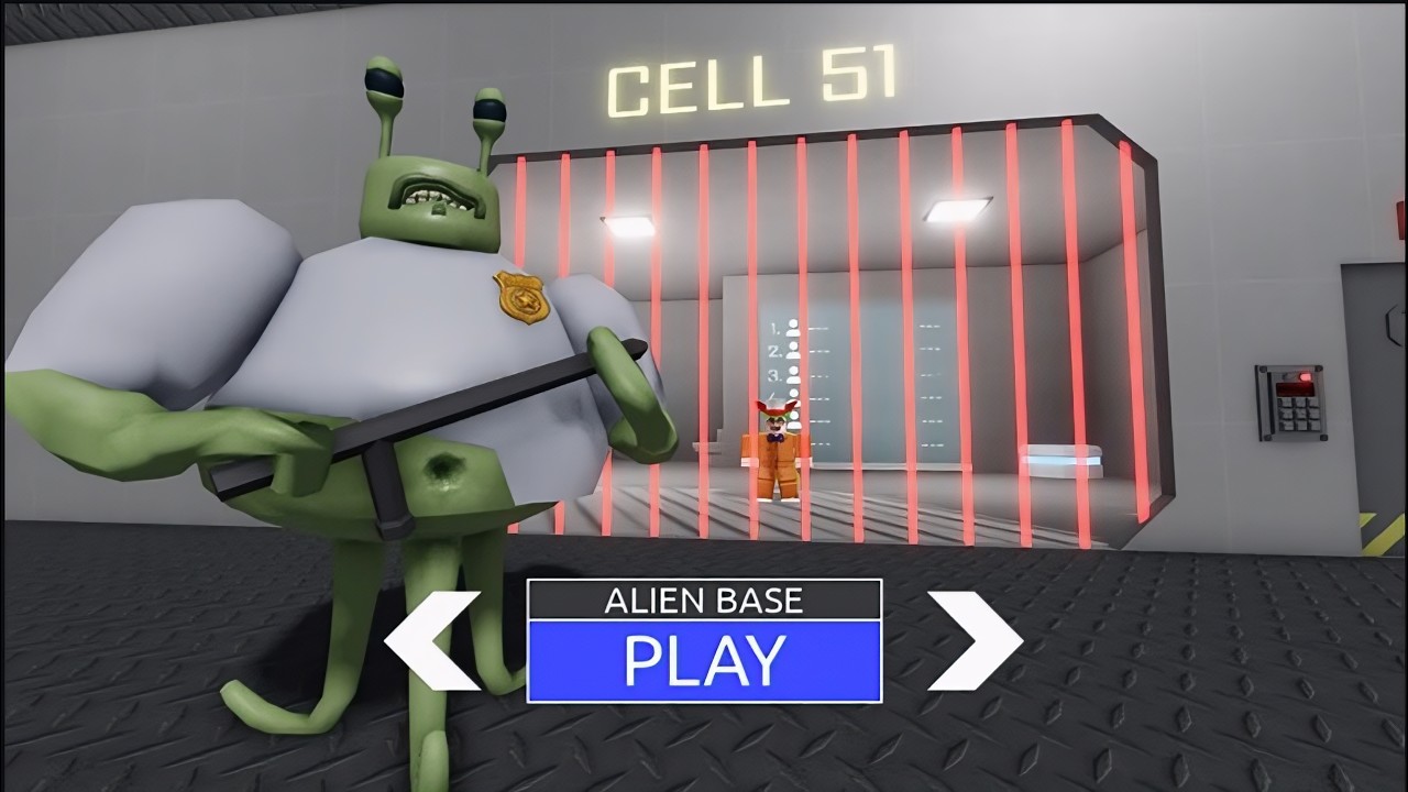 ALIEN BARRY'S PRISON RUN! OBBY roblox! Gameplay Walkthrough No Death 4K