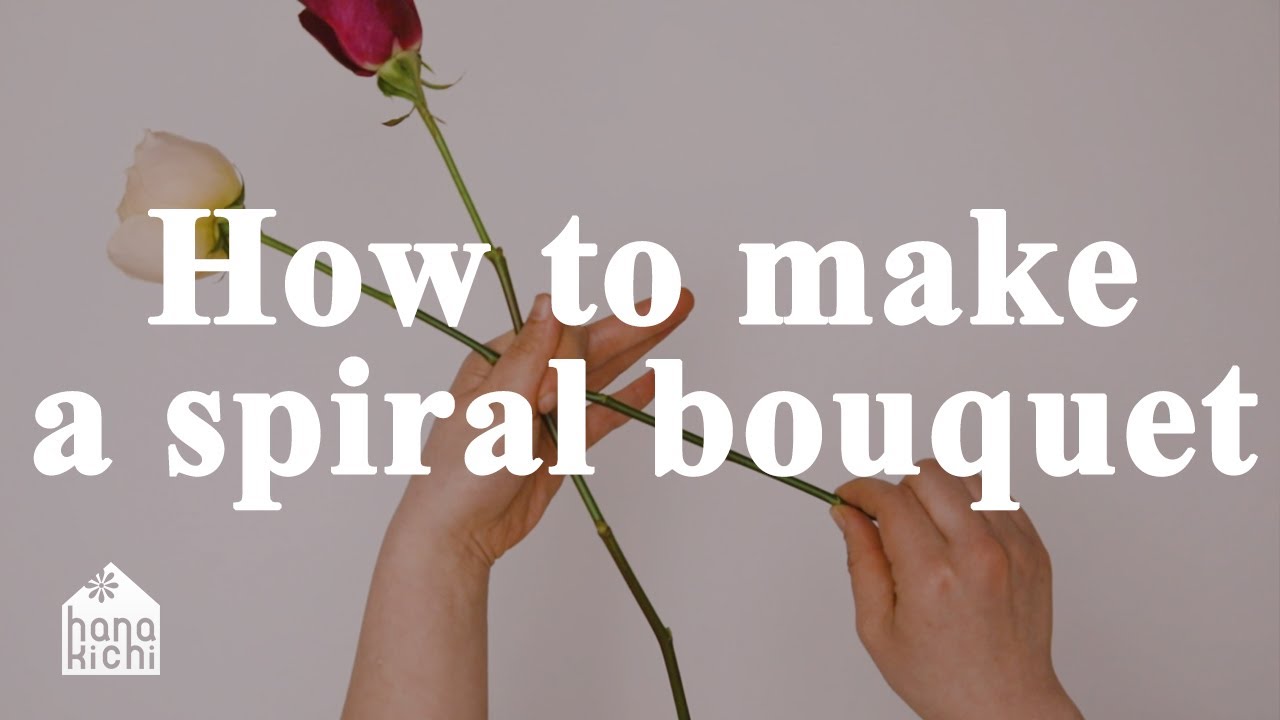 How to make a spiral bouquet【スパイラルブーケの作り方】