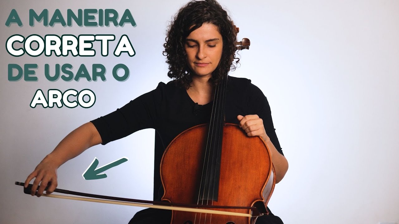 APRENDENDO A USAR O ARCO DO VIOLONCELO E PRODUZIR SOM