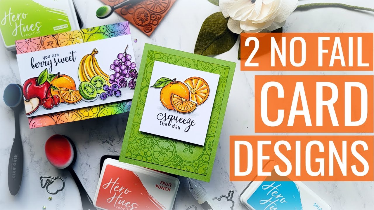 2 No Fail Card Designs: Things Just Happen
