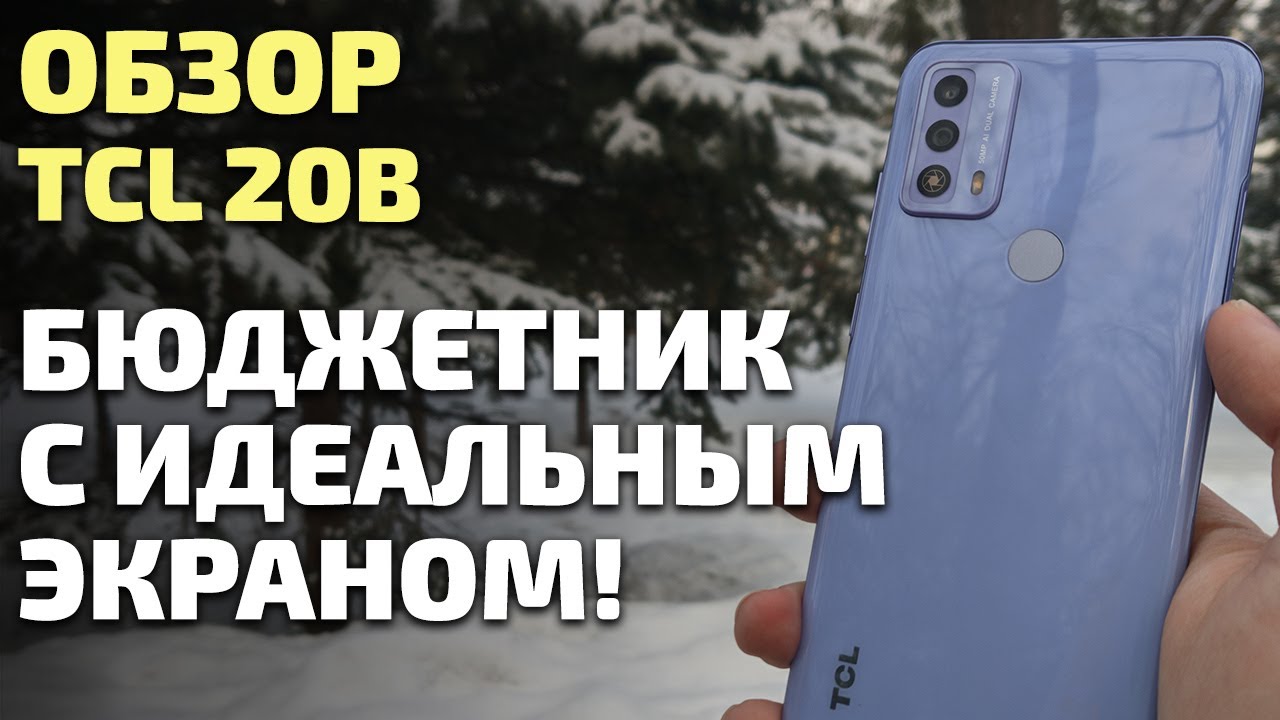 Обзор смартфона TCL 20B. Бюджетник с эталонным экраном