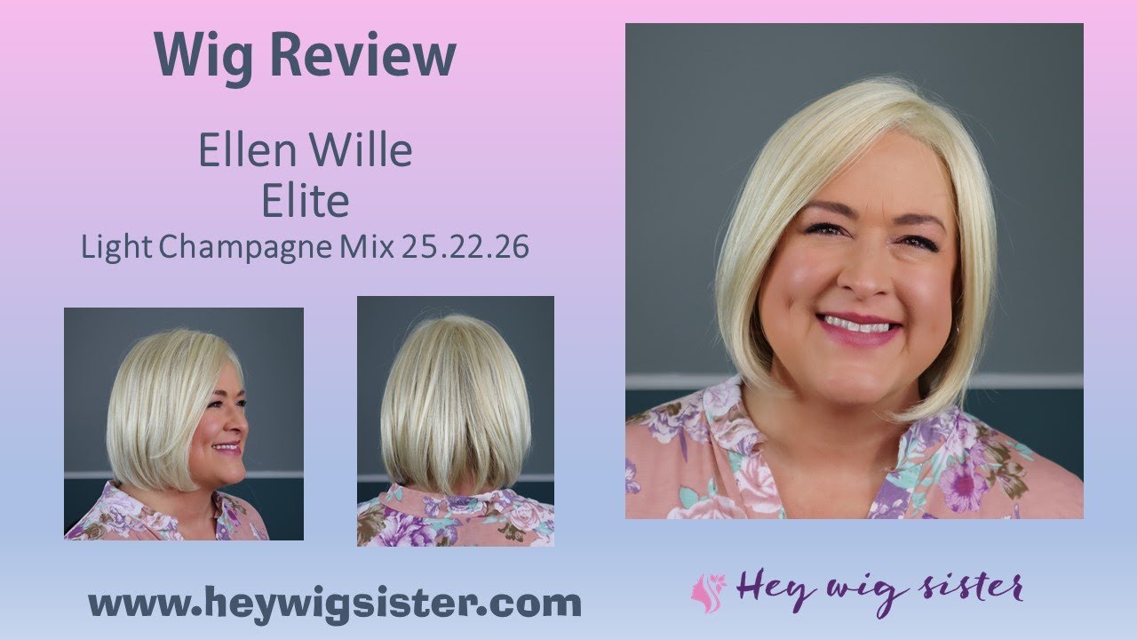 Ellen Wille Elite in Light Champagne Mix 25.22.26 | WIG REVIEW | Chin length bob with lace front