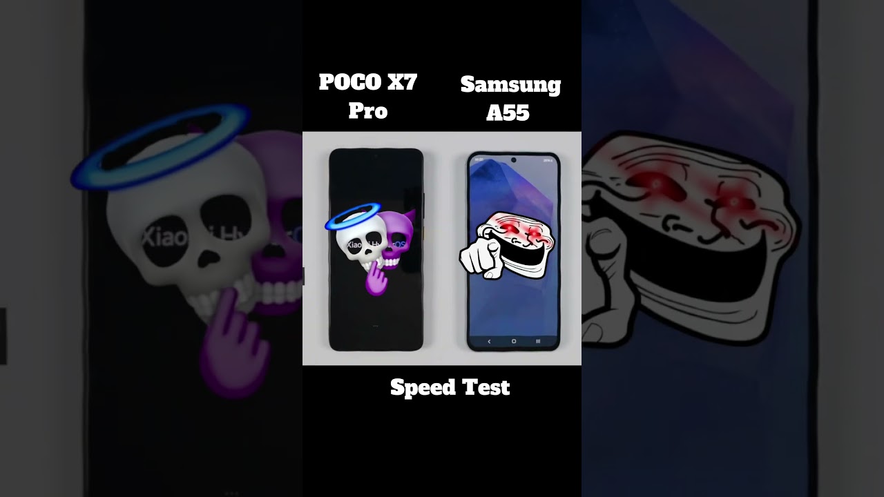 POCO X7 Pro vs Samsung A55 &ndash; Speed & Camera BEAST! ⚡📸 #Shorts