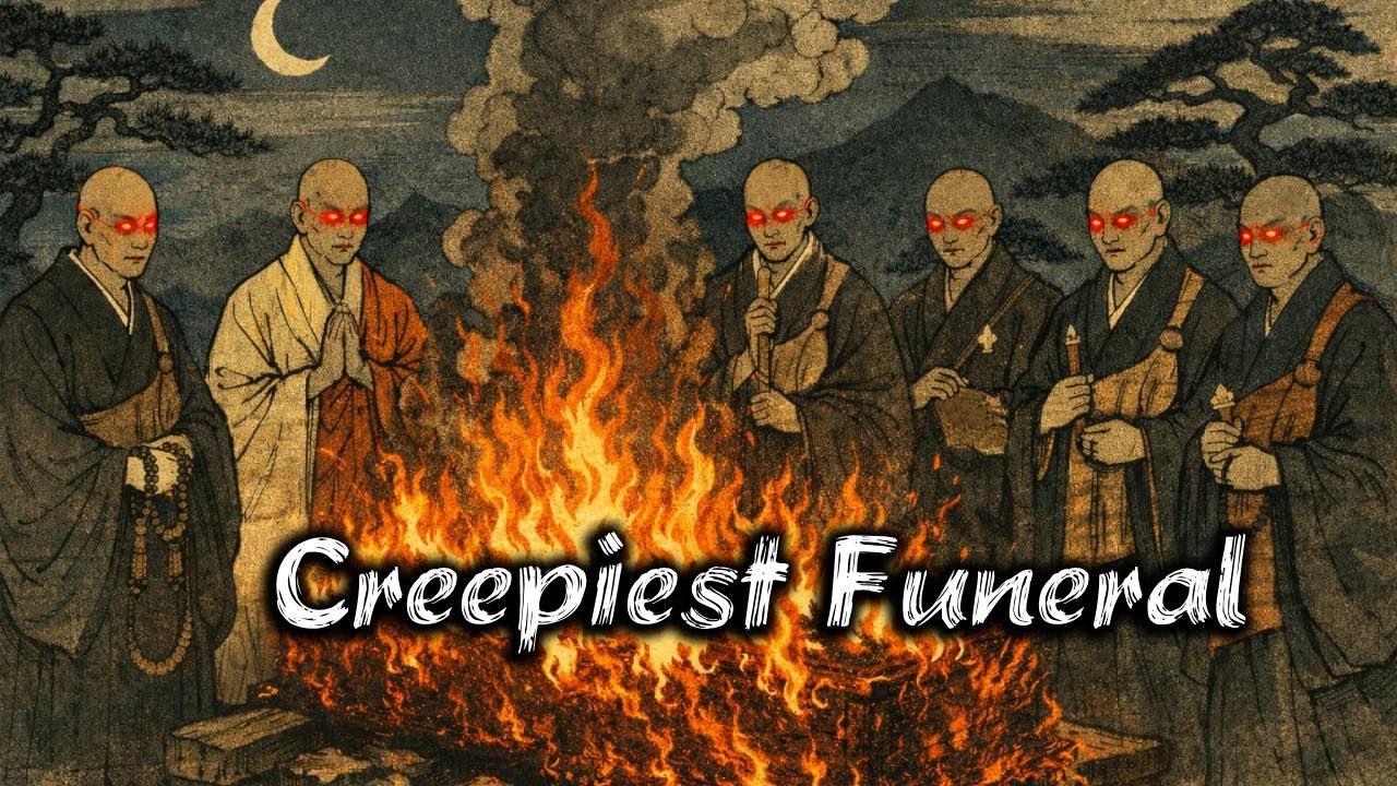 Держитесь подальше от похорон в глуши. Древняя японская народная сказка.