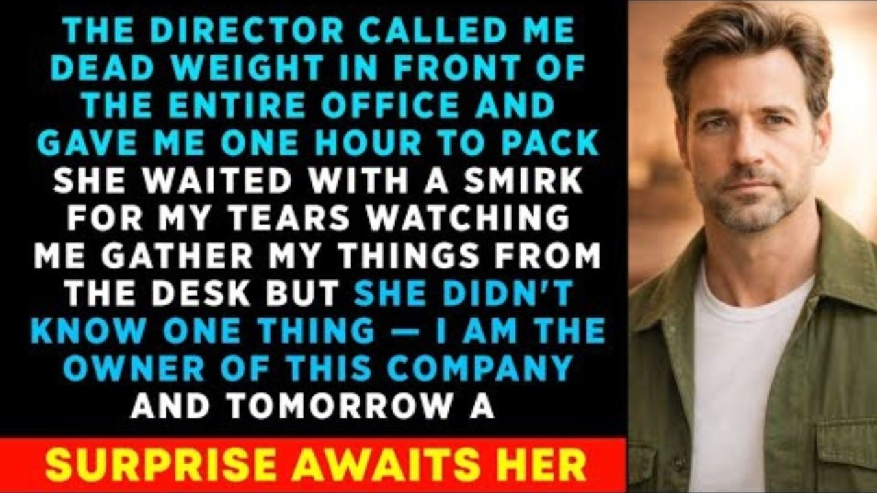 You Have One Hour Gather Everything And Leave Your Desk, The DIRECTOR Fired Me In Front Of Everyone