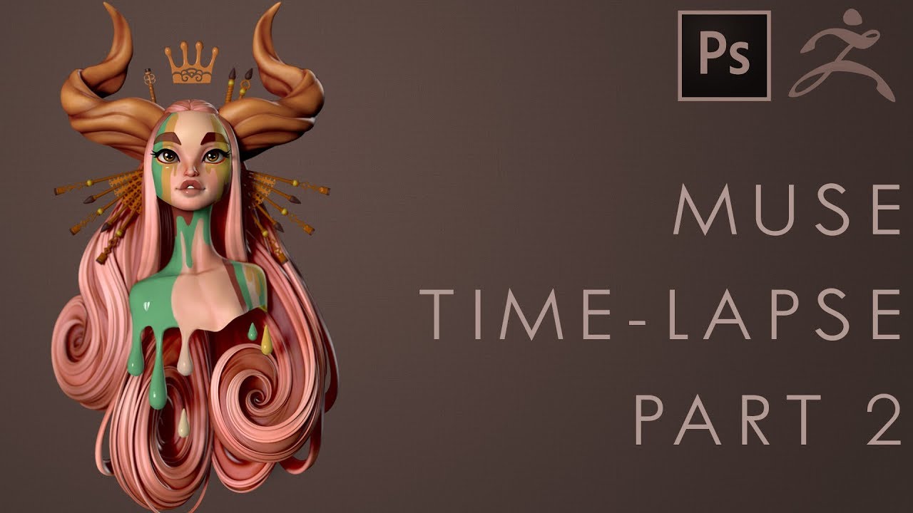 Zbrush Speed Sculpt Timelapse (Twitch Recap) - Part 2
