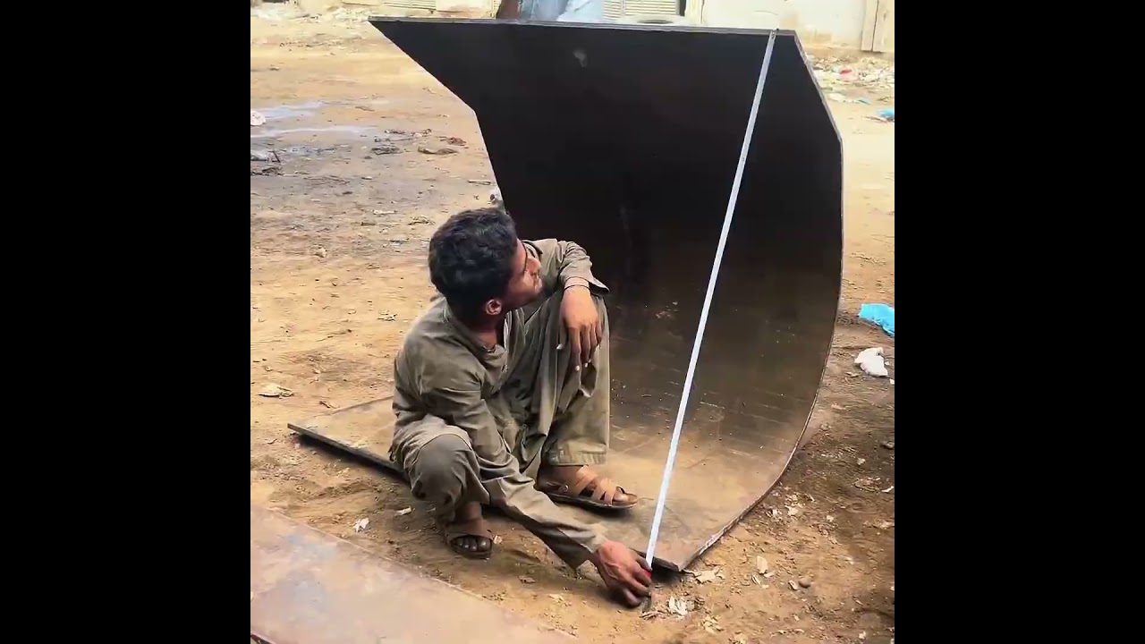 We Turned a Ship's Hull into an Excavator Bucket