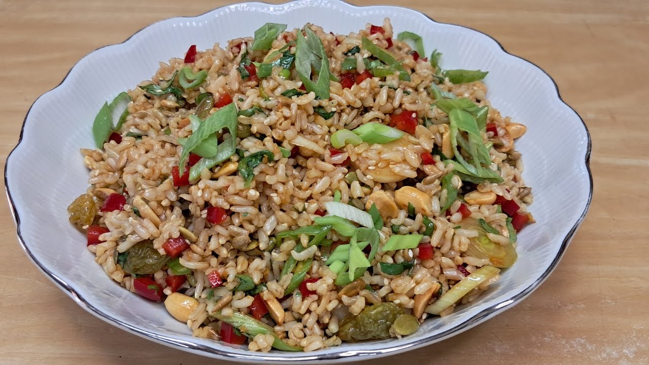 Ensalada de arroz Estilo Thai SIN LÁCTEOS l Fácil, fresca y paso a paso