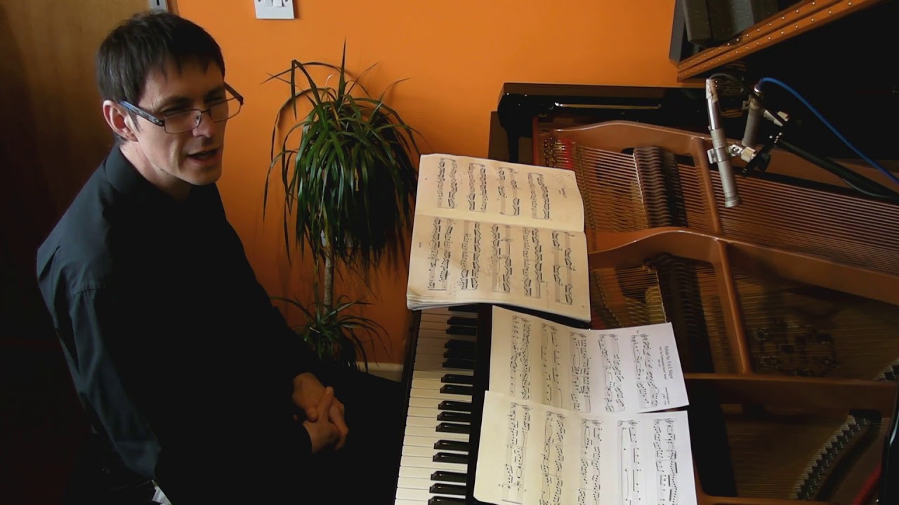 Bach: demonstration of piano in Lehman's 'Bach' temperament