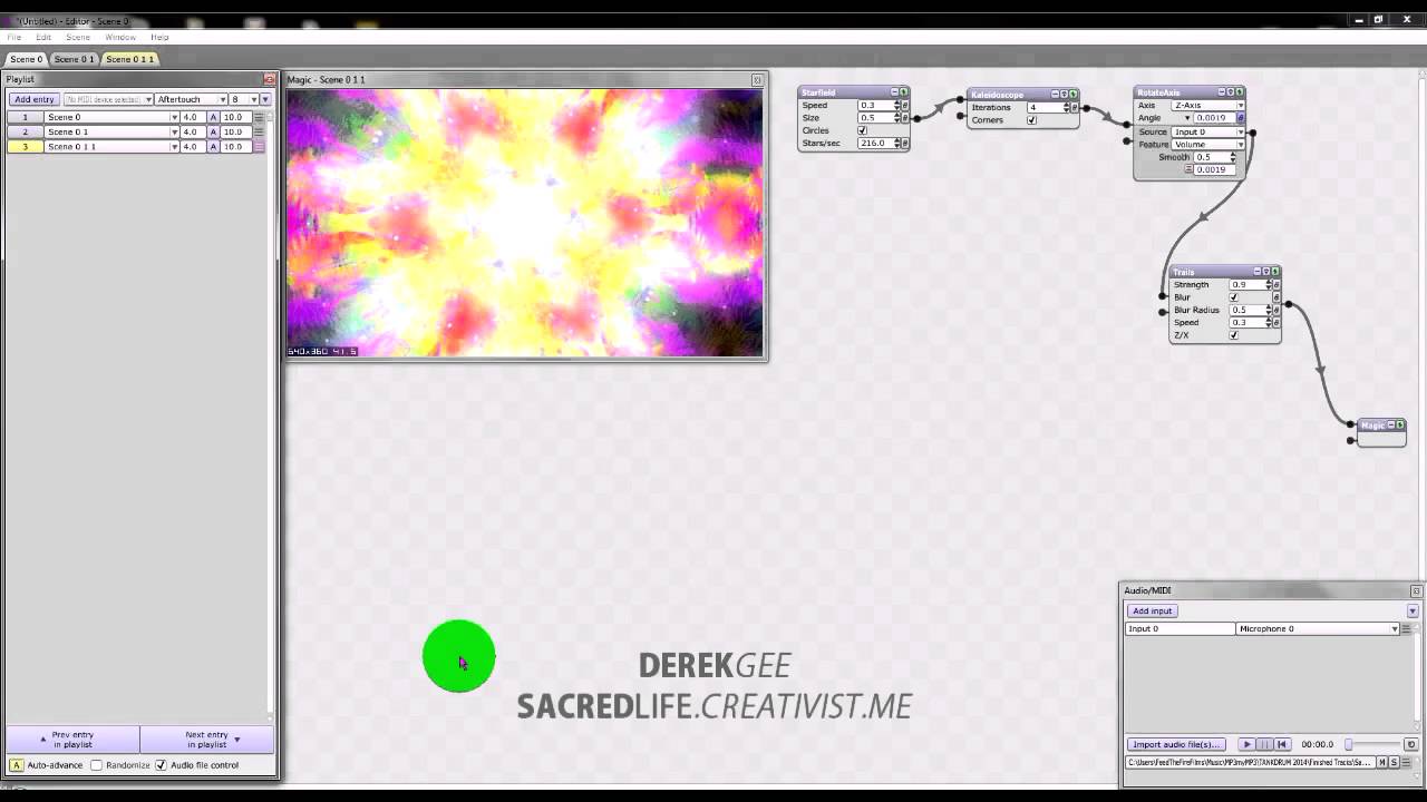 Derek Gee - MAGIC MUSIC VISUALS (TUTORIAL II)