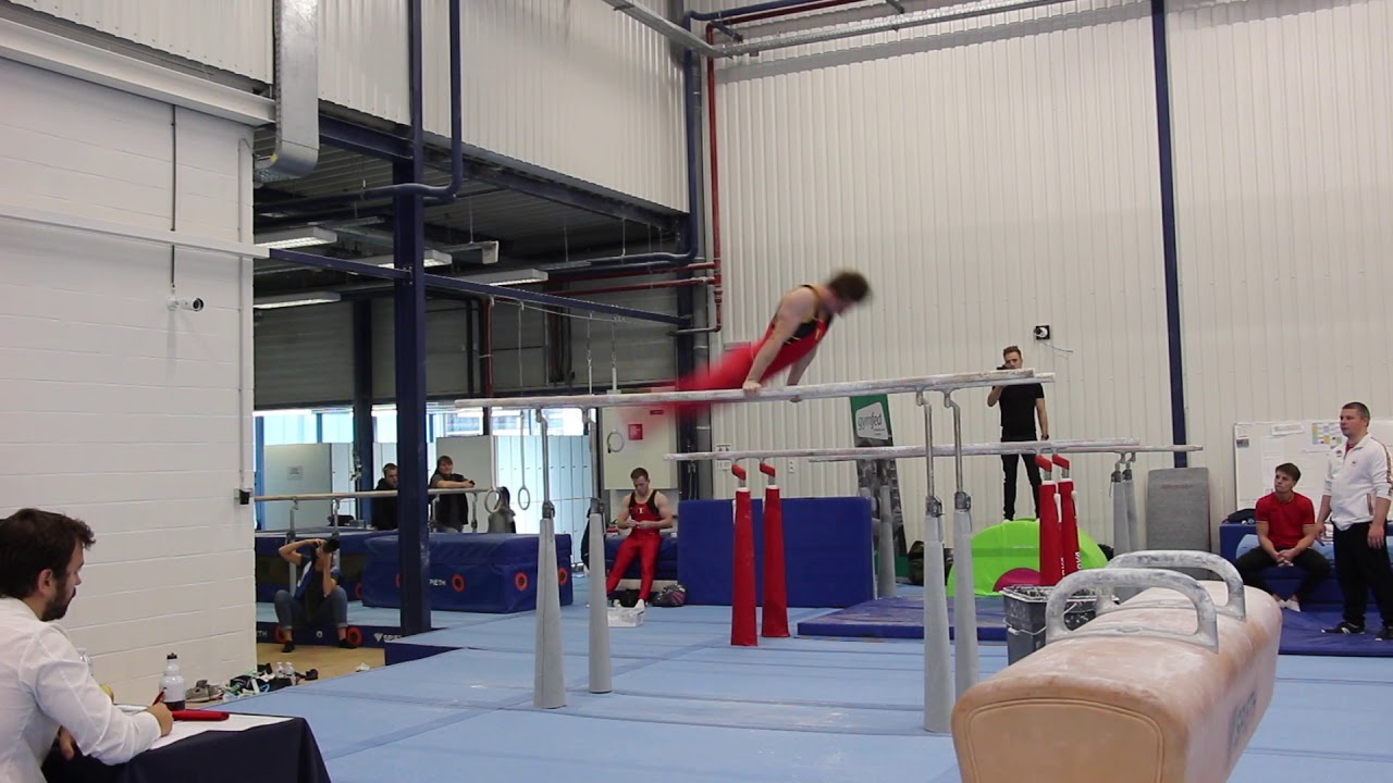 Interland BEL-NED-FRA: Luka Van den Keybus (BEL) Parallel Bars