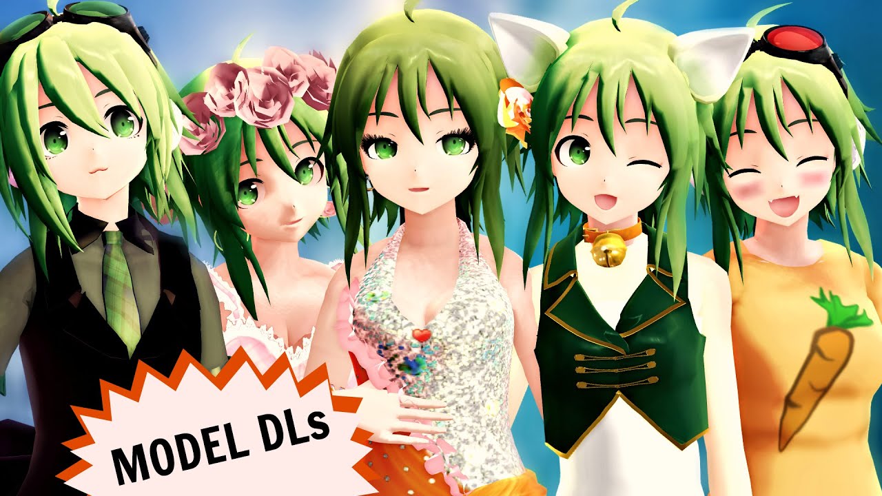 [MMD x Model Downloads] 9 GUMI Models! ~ HD