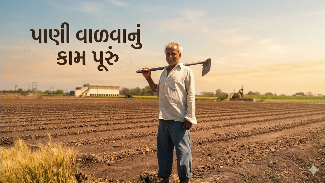 આજનો દિવસ સારો ગયો 👳🏻 બે ખેતરમાં પાણી વાળવાનું કામ થઈ ગયું 😇#ખેડૂત #farming #villagelife #food #લાઈક