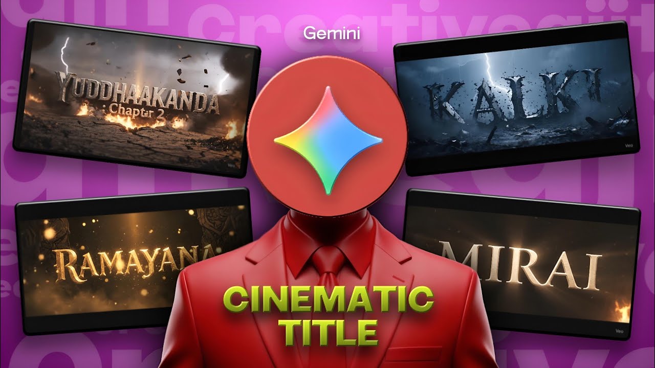 Make Hollywood Level Title Animation With Ai | Easy & Free Tutorial | Creativeajit