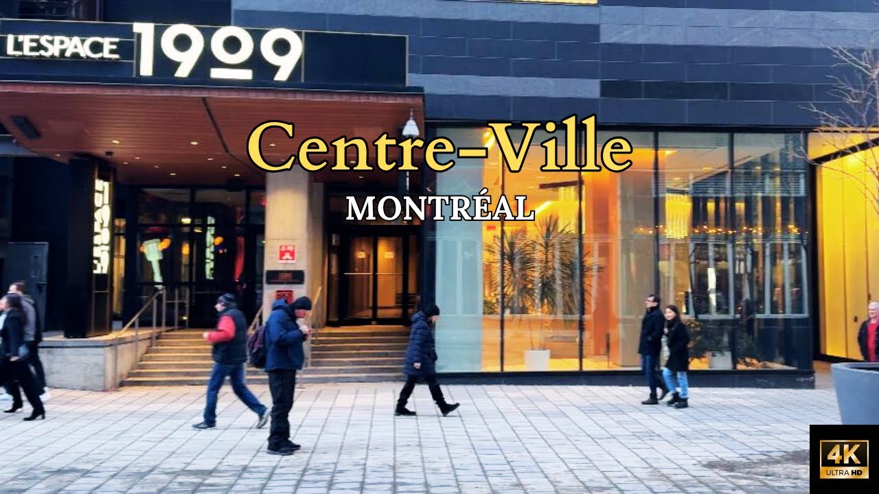 [4K] A walk around the animated Station Bonaventure & within Montreal's historical Gare Windsor