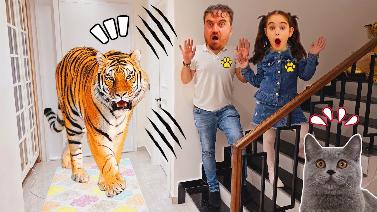 ELİF GİZEMLİ KAPLAN OYUNCAK OLDU !! B&Uuml;C&Uuml;R&Uuml; KA&Ccedil;IRDI !! BİZİ KORKUTTU!!