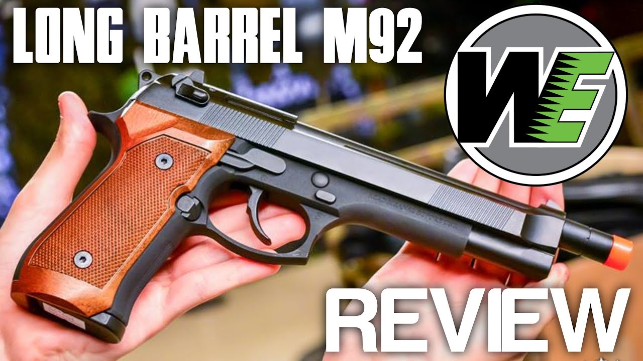 WE Long Barrel / Long Slide M9 Review | Damian The Gunsmith Shop