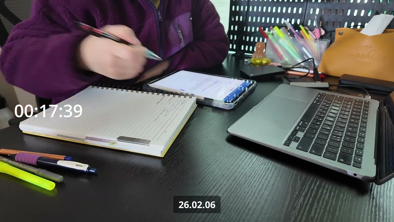 26.02.06 Just study. Let's be together! / No sound / Double speed