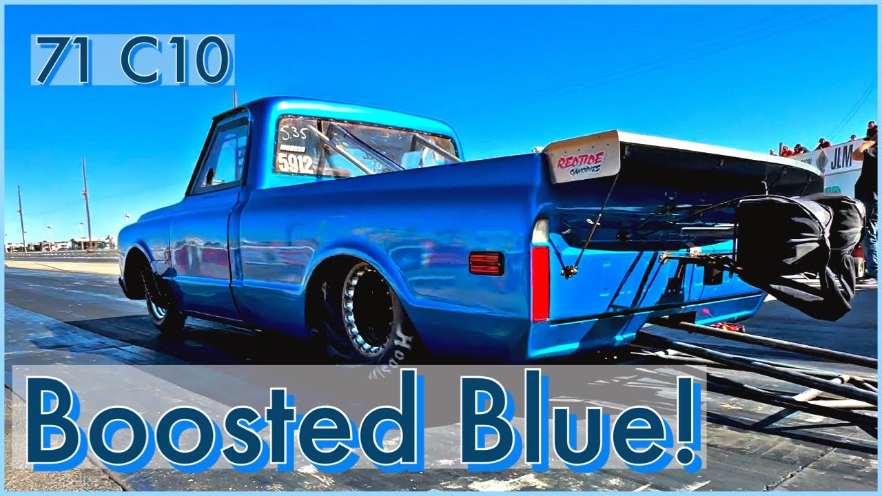 PROCHARGED 1971 C10/ BOOSTED BLUE! / RIECK RACING