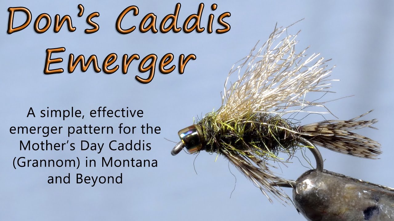 Don's Caddis Emerger | Mother's Day Caddis (aka Grannom) for Yellowstone Country and Beyond