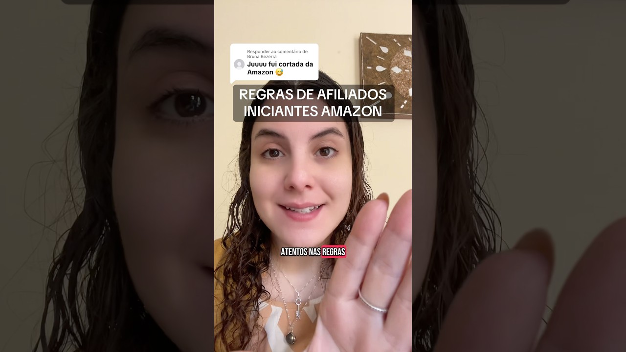 Regras pra ser afiliado da Amazon #afiliado #afiliadodigital