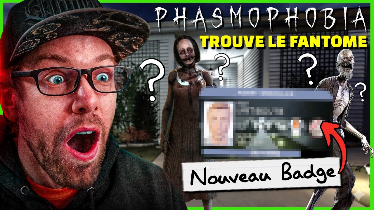 Trouve le Fant&ocirc;me en 1 SEULE CHASSE ! (+1 Nouveau Badge) | Phasmophobia FR