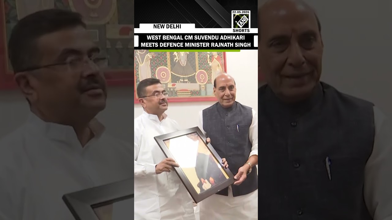 West Bengal CM Suvendu Adhikari meets Defence Minister Rajnath Singh in Delhi