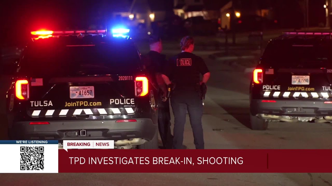 TULSA POLICE: Man breaks into ex-girlfriend's home, gets shot by man inside