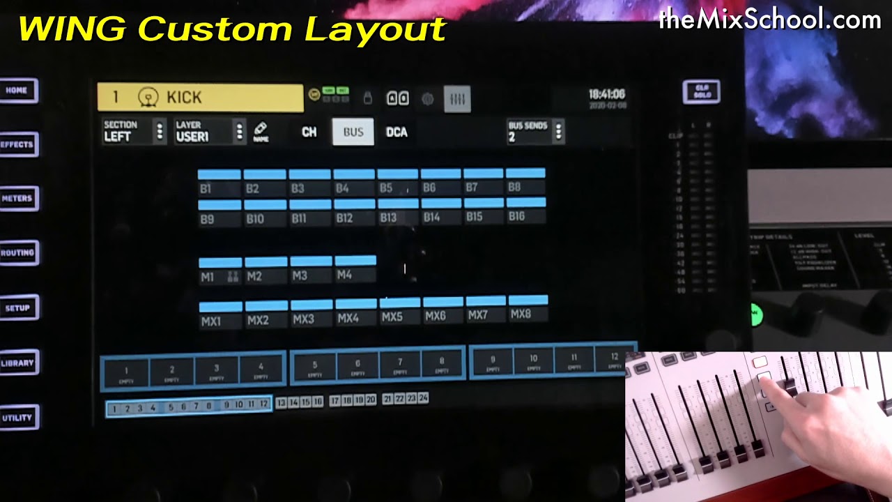 WING Custom Layout 설정