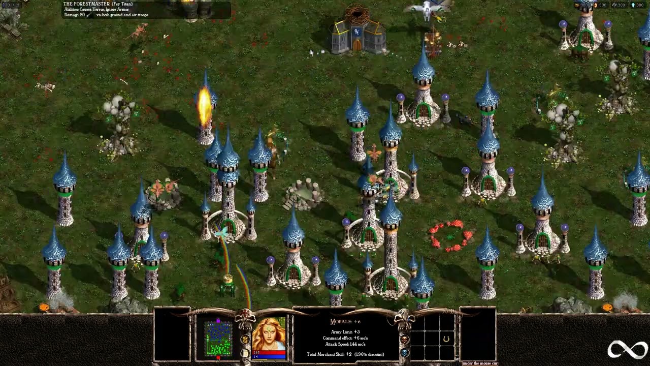 Warlords Battlecry III, AI Battle, Empire vs Fey