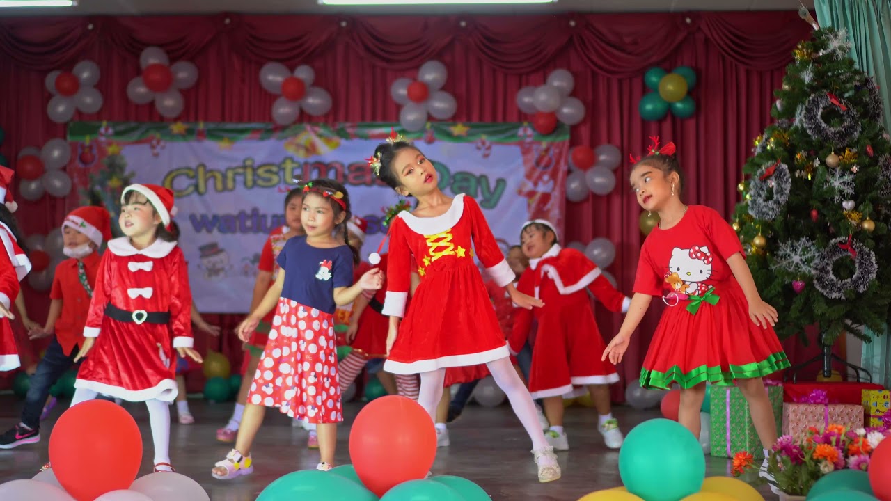 เต้นเพลงคริสต์มาส Jingle Bell - โรงเรียนวัดลำโพ (คล้อยประชารังสฤษดิ์)