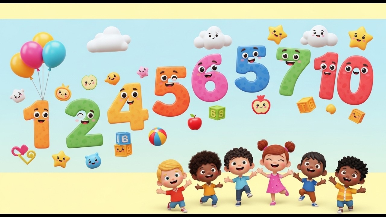 Numbers Song - Learn to Count from 1 to 10 | Nursery Rhymes and Kids Songs