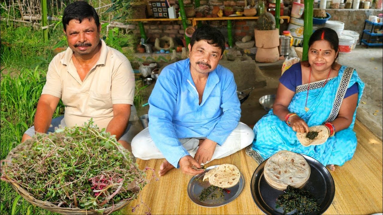 Noni Ka Saag साल में एक बार मिलता है ये नोनी का साग, सेहत से भरपूर Lahsua ka sag