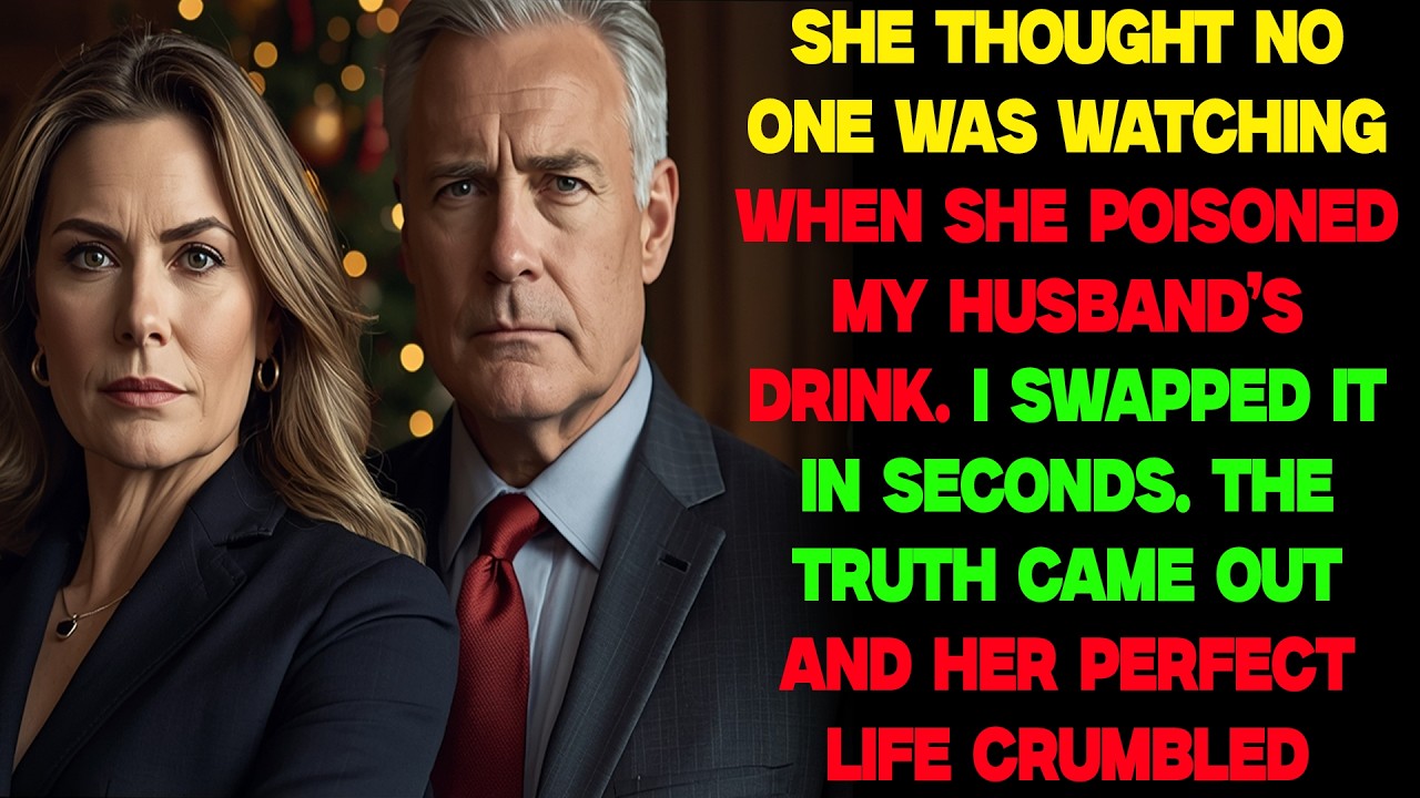 I Caught My Daughter-in-Law Slipping Poison in My Husband's Drink at Our Christmas Party