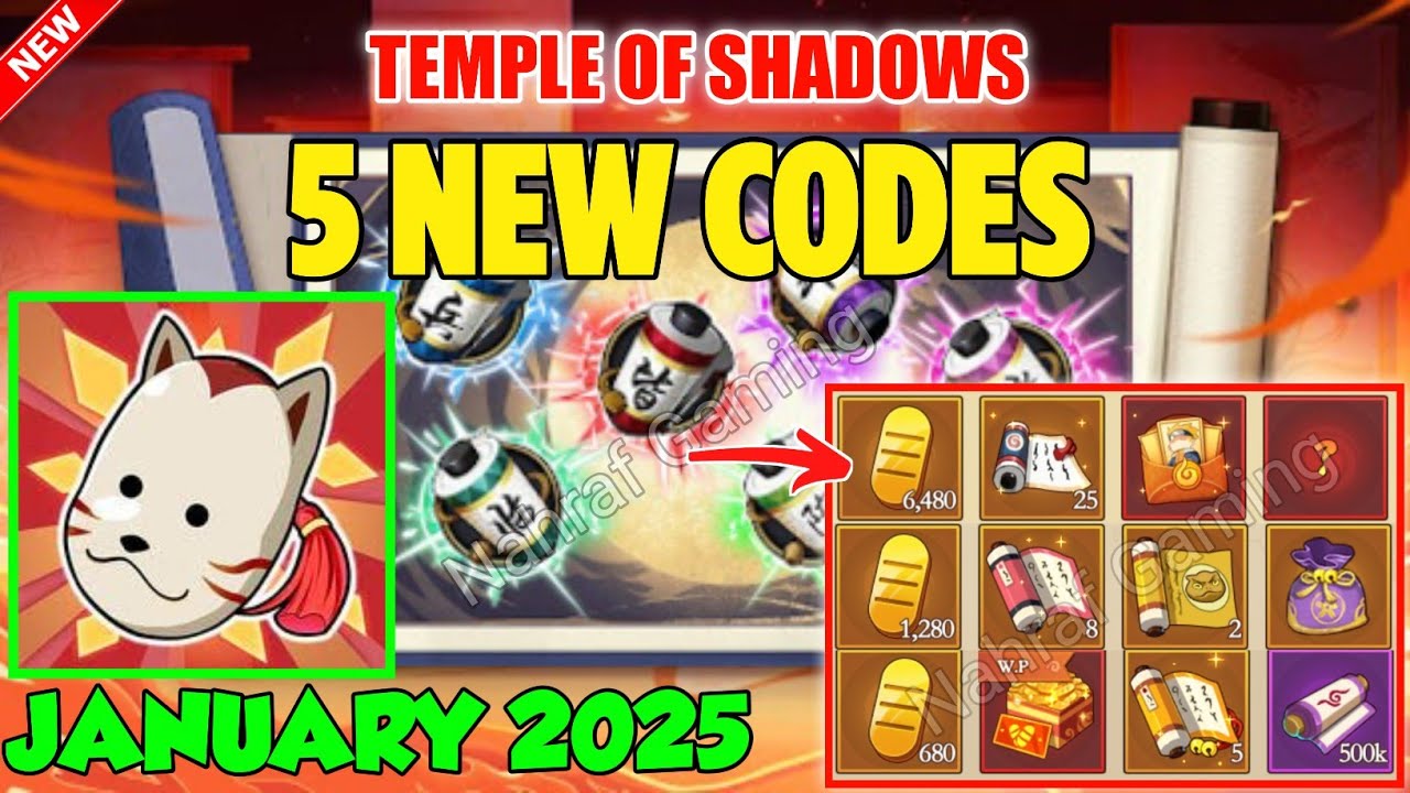 Temple Of Shadows New Gift Codes January 2025 | Temple Of Shadows Redeem Code - How To Redeem Code