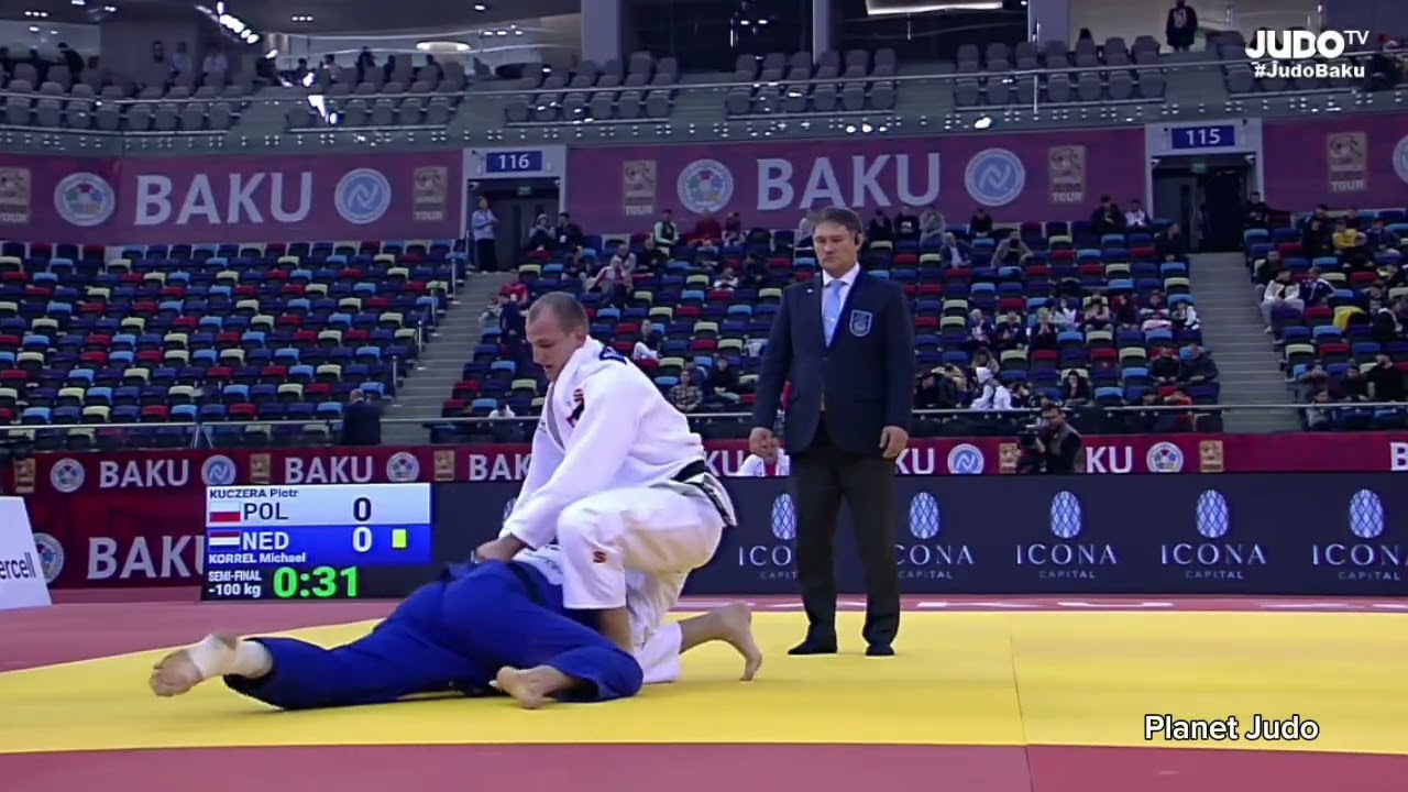 Piotr KUCZERA 🇵🇱 🆚️ Michael KORREL 🇳🇱 | полуфинал /-100кг | Большой Шлем Баку 2024