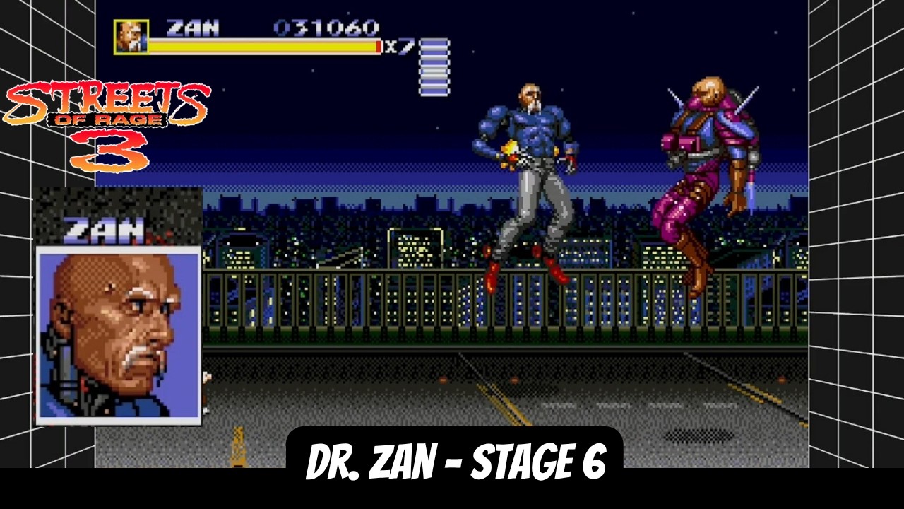 Streets of Rage 3 - Dr. Zan Playthrough | Stage 6 Gameplay